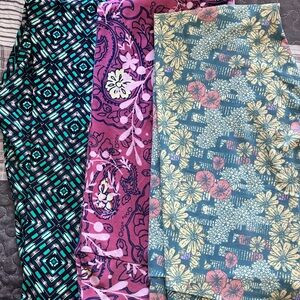 LuLaRoe leggings 3 pair